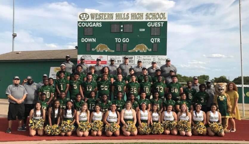 2018 Varsity Football & Cheerleaders 2018 Varsity Football & Cheerleaders