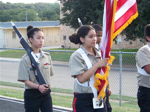 Joint Color Guard with Meacham MS 