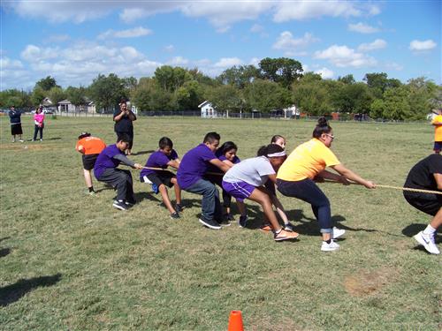 Bear Challenge final event—Tug-of-war 