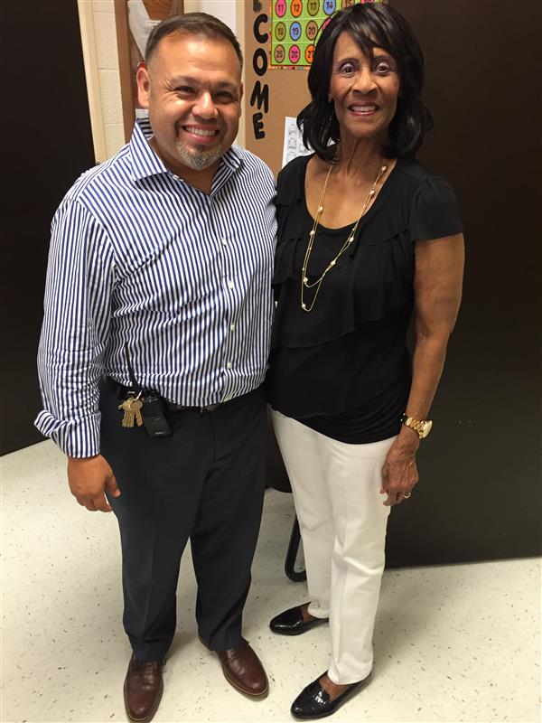 Mr. Torrez with Mrs. Beene Mr. Torrez with Mrs. Beene