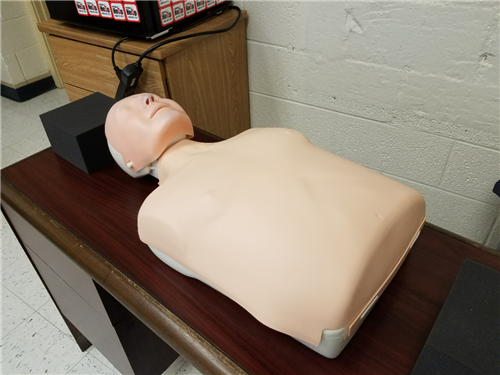 Practice chest compressions in the nurse's office. Practice chest compressions in the nurse's office.