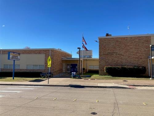 Front of building