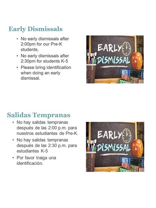 Early Dismissal Procedures